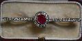 Victorian Ruby And Diamond Brooch Victorian Ruby And Diamond Brooch